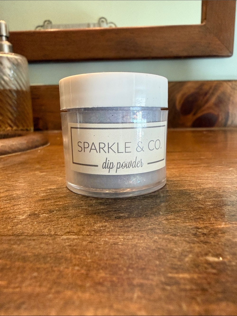 Sparkle & Co. Moodbored Iridescent Lavender NailDip Powder
